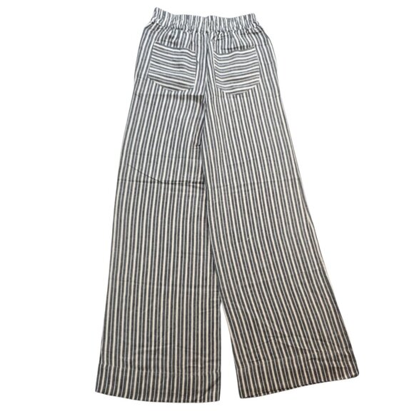 Evereve Women's Sophia‎ Linen Pants Wide Leg High Rise 4-pocket Beachy XS TALL - Picture 2 of 9